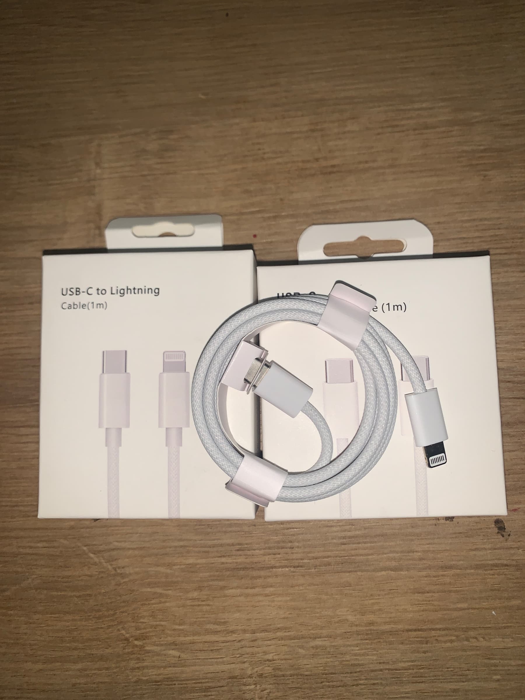 USBc to Lightning Apple Braided Cable