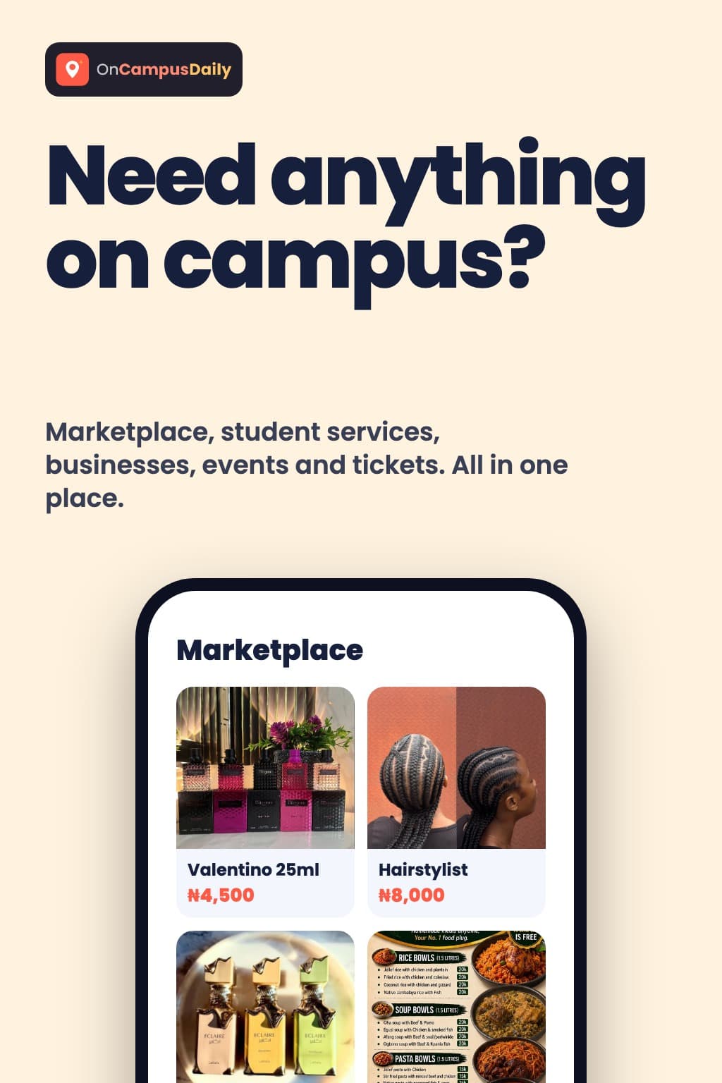 Need Anything on Campus? Look Here First